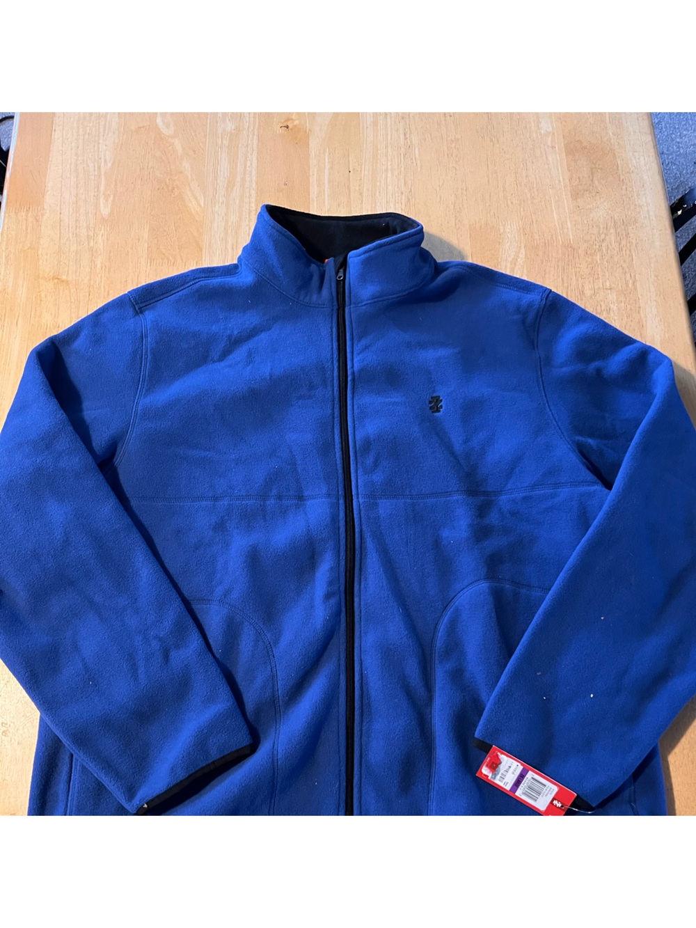 Izod Royal Blue Full-Zip Fleece Jacket